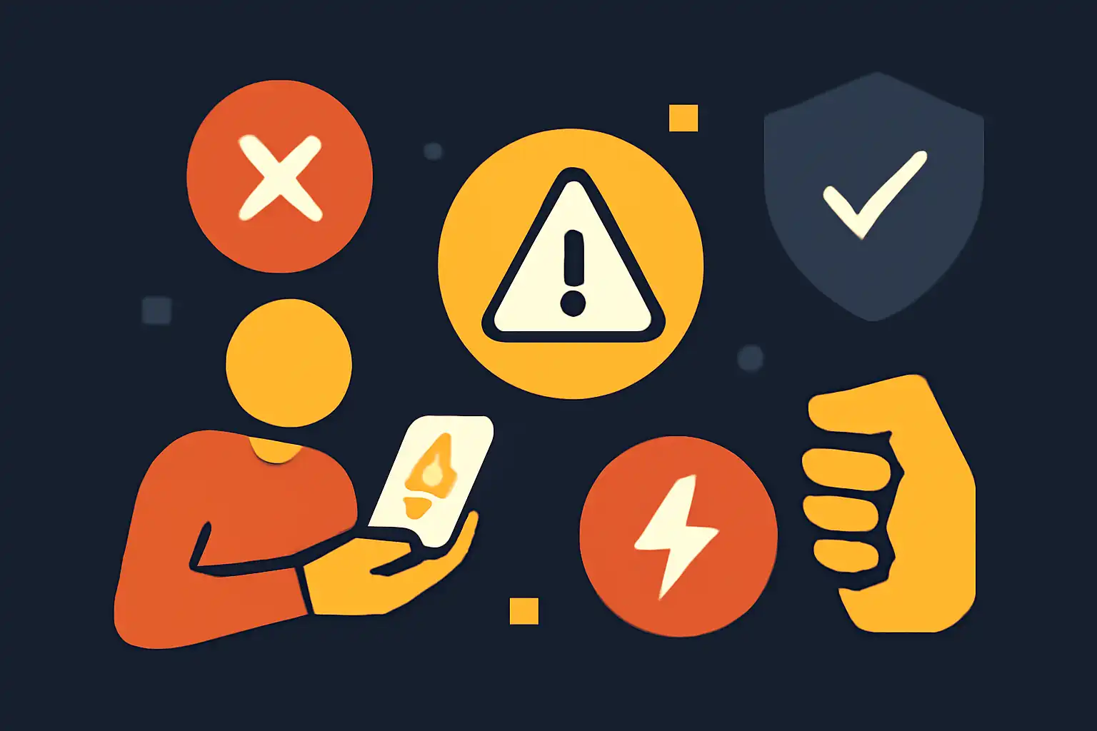 Hero illustration: Common Mistakes and Safety, Shri Ganesh