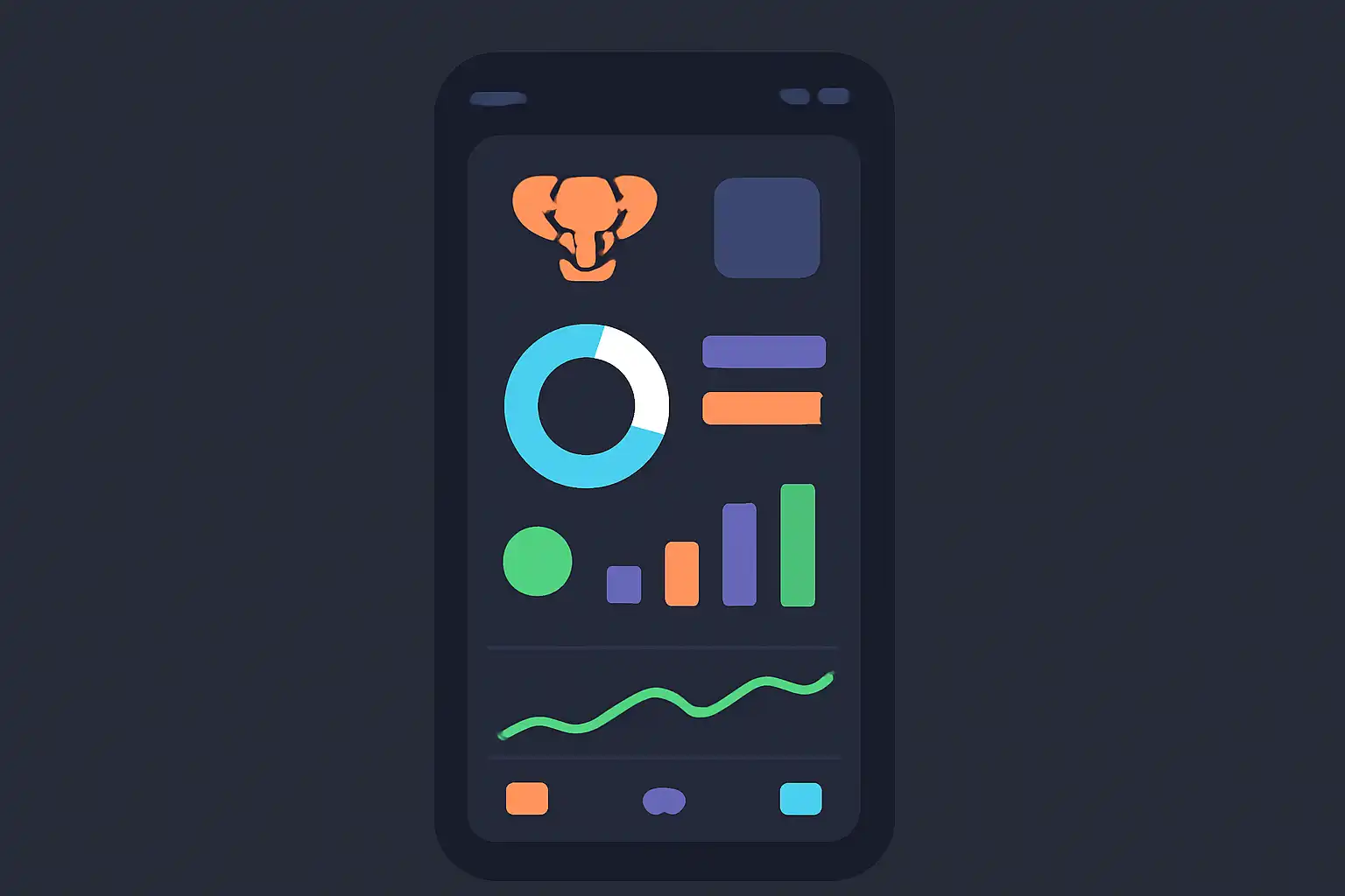 Detail screen: past result charts, mobile screen, Shri Ganesh